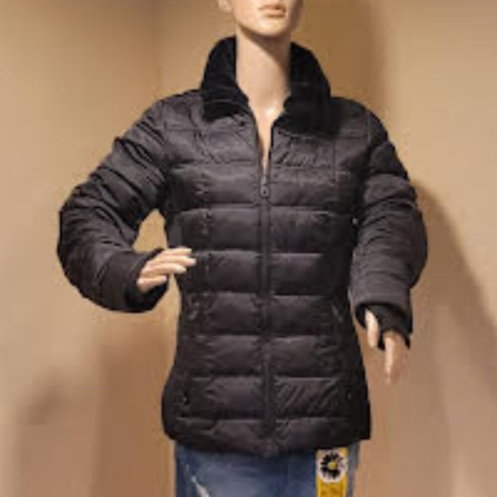 Nautica Women's black winter coat - Size: Medium - Picture 9 of 11